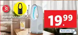 Lidl Bladloze tafelventilator aanbieding