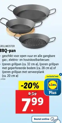 Lidl BBQ-pan aanbieding