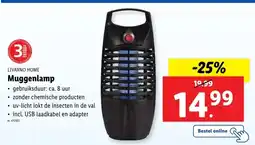 Lidl Muggenlamp aanbieding