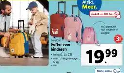 Lidl Koffer voor kinderen aanbieding