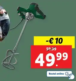 Lidl Verf- en betonmixer aanbieding
