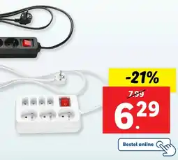 Lidl Stekkerdoos aanbieding