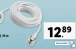 Lidl Verlengkabel, 10 m aanbieding
