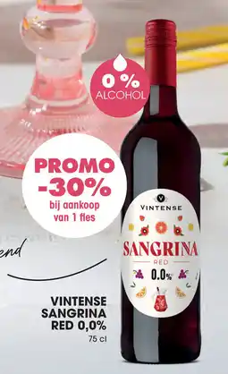 Prik en Tik Vintense sangrina red 0,0% aanbieding