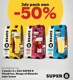 Prik en Tik Super 8 flandrien, rouge of blanche aanbieding