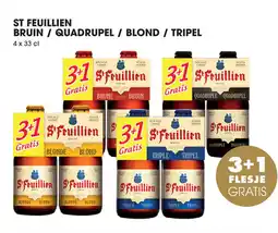 Prik en Tik St Feuillien bruin / quadrupel / blond / tripel aanbieding