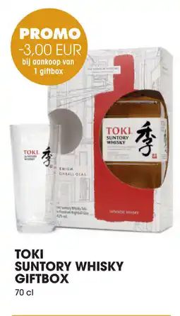 Prik en Tik Toki Suntory whisky giftbox aanbieding
