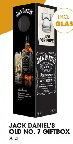 Prik en Tik Jack Daniel's old no. 7 giftbox aanbieding