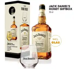Prik en Tik Jack Daniel's honey giftbox aanbieding