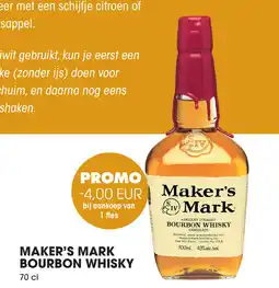 Prik en Tik Maker's Mark bourbon whisky aanbieding