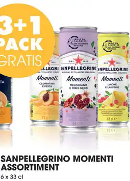 Prik en Tik Sanpellegrino momenti assortiment aanbieding