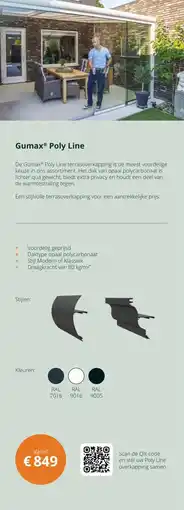 Tuinmaximaal Gumax Poly Line aanbieding