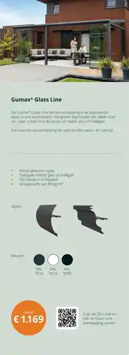 Tuinmaximaal Gumax Glass Line aanbieding