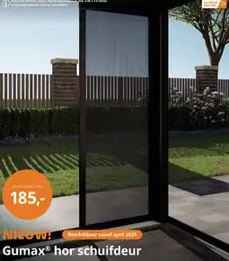 Tuinmaximaal Gumax hor schuifdeur aanbieding