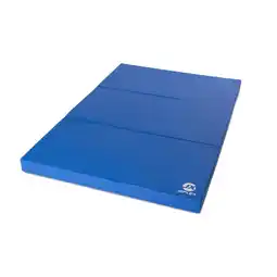 Decathlon Sportmat 150 x 100 x 8 cm blauwe opvouwbare zachte vloermat Jeflex aanbieding