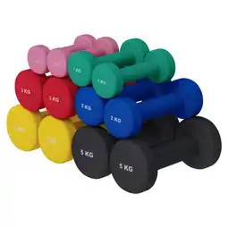 Decathlon Halterset 31 kg - 12 halters - Aerobic - Gietijzer met coating aanbieding