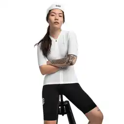 Decathlon Dames Wielrennen ultralichtgewicht wielershirt SRX Airy Wit aanbieding