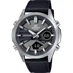 Decathlon Casio Analoog En Digitaal Horloge Zwart/Zwart EFV-C120L-8AEF aanbieding