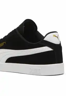 Decathlon PUMA Club II Suede unisex sneakers PUMA Black White Gold aanbieding