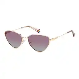 Decathlon Polaroid 6234/S/X EYR gepolariseerde zonnebril, kleur goud / roze aanbieding