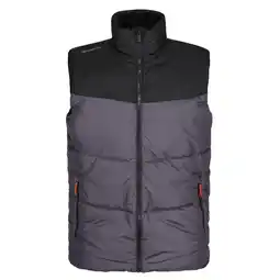Decathlon Geïsoleerde bodywarmer voor heren (Strijkijzer/zwart) aanbieding