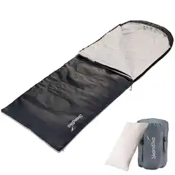 Decathlon Rechthoekige slaapzak Skye - 3 Seizoenen - 220x75 cm - Ritssluiting rechts aanbieding