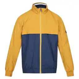 Decathlon Heren Shorebay Colour Block Waterdichte Jas (Goud stro/donker denim) aanbieding