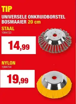 Hubo Powerplus POWACG3522 schijfborstel bosmaaier 20cm nylon aanbieding