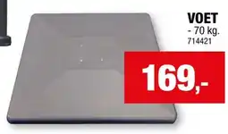 Hubo Garden Plus parasolvoet voor luxe zweefparasol 70kg beton antraciet aanbieding