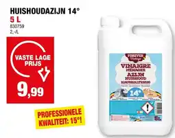 Hubo Forever huishoudazijn 14° 5l aanbieding