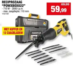 Hubo RECIPROZAAG POWXBOX022 aanbieding