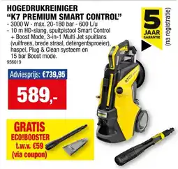 Hubo Karcher K7 Premium Smart Control hogedrukreiniger 3000W aanbieding