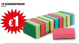 Hubo AVR schuurspons 10 stuks aanbieding