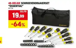 Hubo Stanley STHT0-70887 Essential schroevendraaierset 48-delig aanbieding