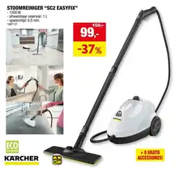 Hubo Karcher SC2 EasyFix stoomreiniger aanbieding