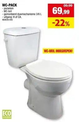 Hubo WC-pack CA aanbieding