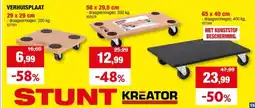 Hubo Kreator verhuisplaat 29x29 cm 200kg aanbieding