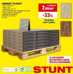 Hubo Eurohome CLASSIC laminaat 2,47m² grove eik aanbieding