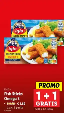 Lidl Fish Sticks Omega 3 aanbieding