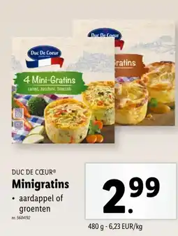 Lidl Minigratins aanbieding