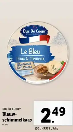 Lidl Blauw- schimmelkaas aanbieding