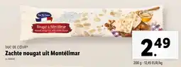 Lidl Zachte nougat uit Montélimar aanbieding