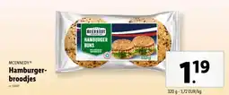 Lidl Hamburger- broodjes aanbieding