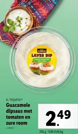 Lidl Guacamole dipsaus met tomaten en aanbieding