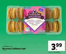 Lidl Macarons Caribbean style aanbieding