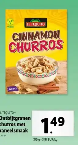 Lidl Ontbijtgranen churros met kaneelsmaak aanbieding