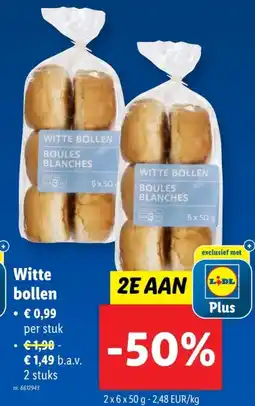 Lidl Witte bollen aanbieding