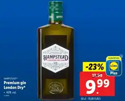 Lidl Premium gin London Dry aanbieding