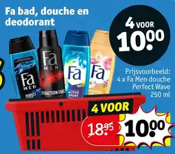 Kruidvat Fa bad, douche en deodorant aanbieding