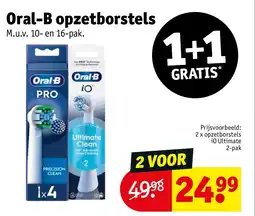 Kruidvat Oral-B opzetborstels aanbieding